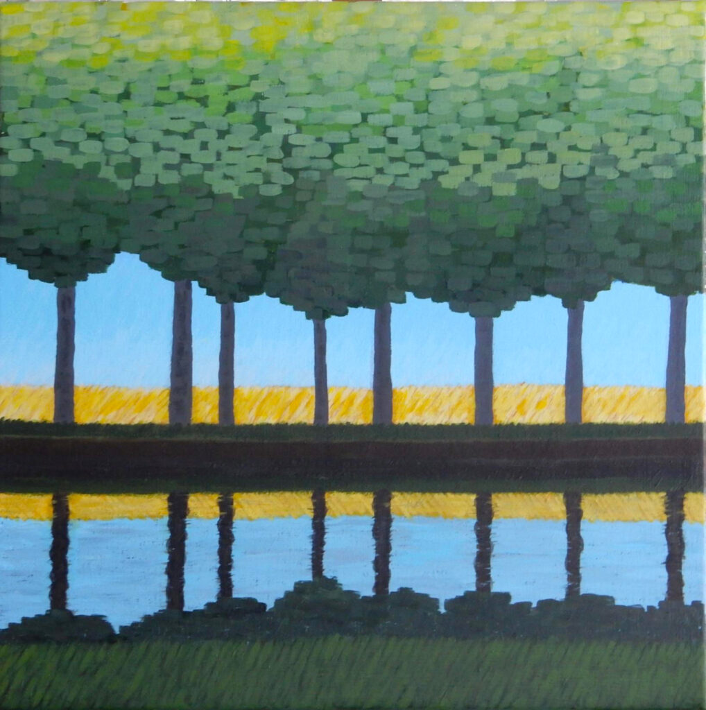Across the Canal du Midi, France