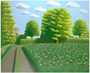 St. Andrews Church. Acrylic on Canvas 100x80cms